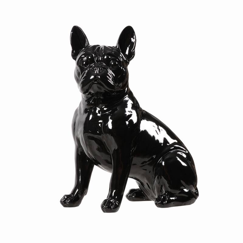 French Bulldog Figurine - 9.75" - Black