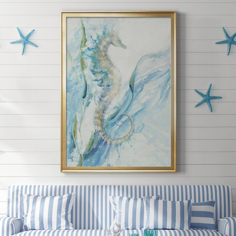 New Seahorse Premium Framed Canvas - Ready to Hang
