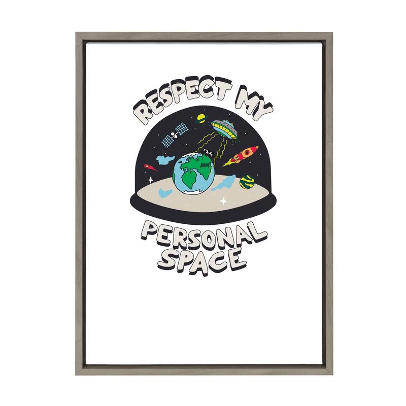 Kate and Laurel Sylvie Space Canvas by The Creative Bunch Studio
