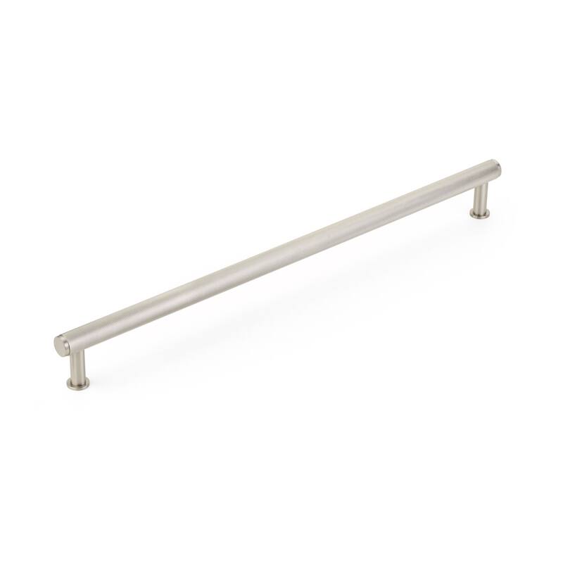 Schaub and Company Pub House 18" Center to Center Smooth Bar Solid - Brushed Nickel
