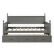 preview thumbnail 6 of 16, Twin Size Stable and Classic Bed Frame Daybed with Three Drawers, No Box Spring Needed,Underbed Storage