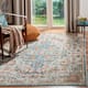 SAFAVIEH Madison Sabire Boho Medallion Distressed Rug - 4' x 6' - Grey/Light Blue