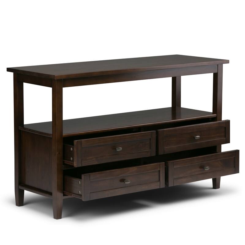 WYNDENHALL Norfolk Wood Transitional Sofa Table - 48 Inches wide