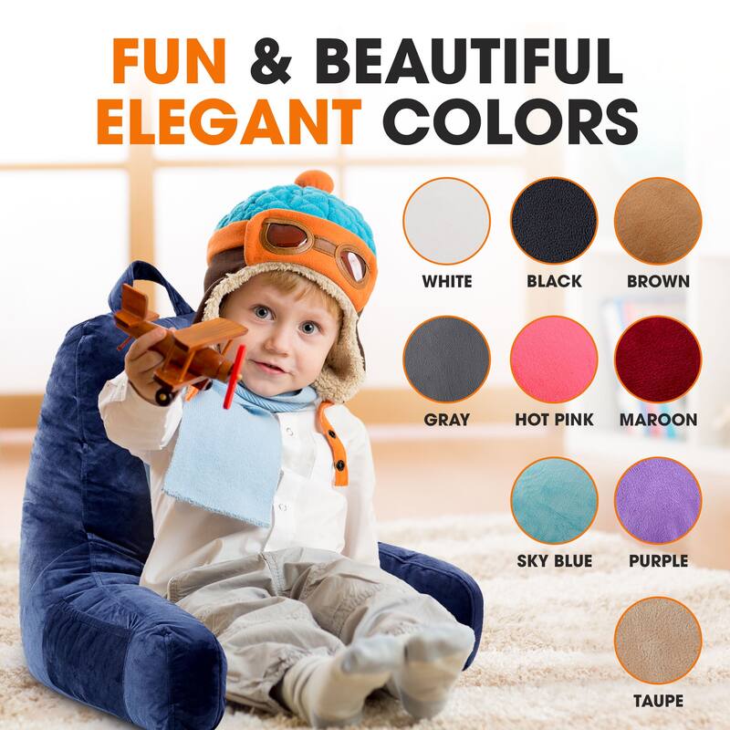 Cheer Collection Kids Memory Foam TV And Reading Pillow