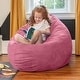 preview thumbnail 66 of 75, Jaxx 4 ft Cocoon Kids Bean Bag Chair and Crash Pad