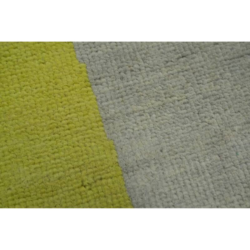 Handmade Wool Gabbeh Vegetable Dye Area Rug Handmade Carpet - 9' 1'' X 6' 0''