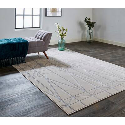 Grand Bazaar Orin Machine Made Geometric Modern Area Rug