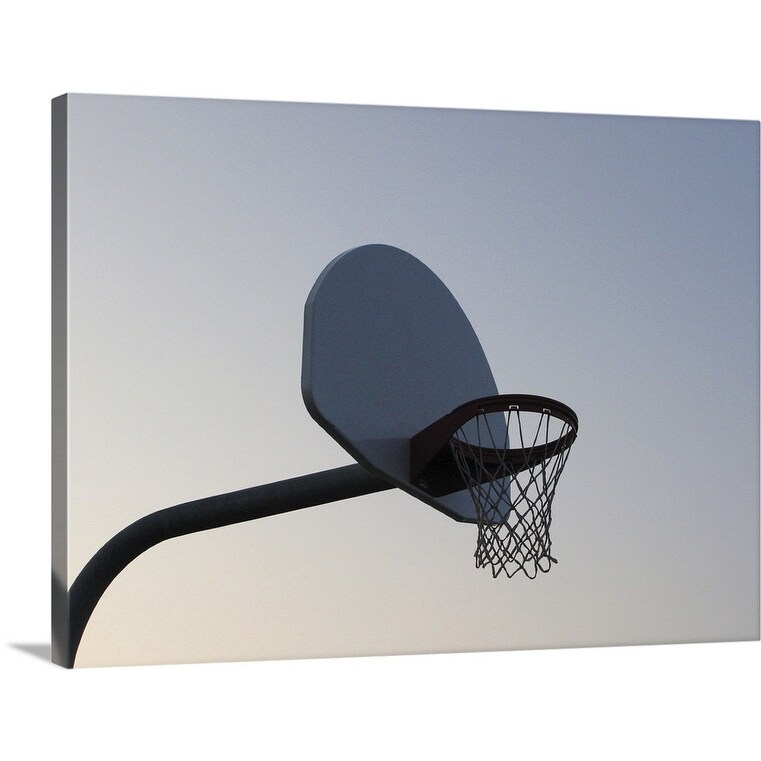 Shop A Basketball Backboard Hoop And Net Clear Blue Sky Canvas