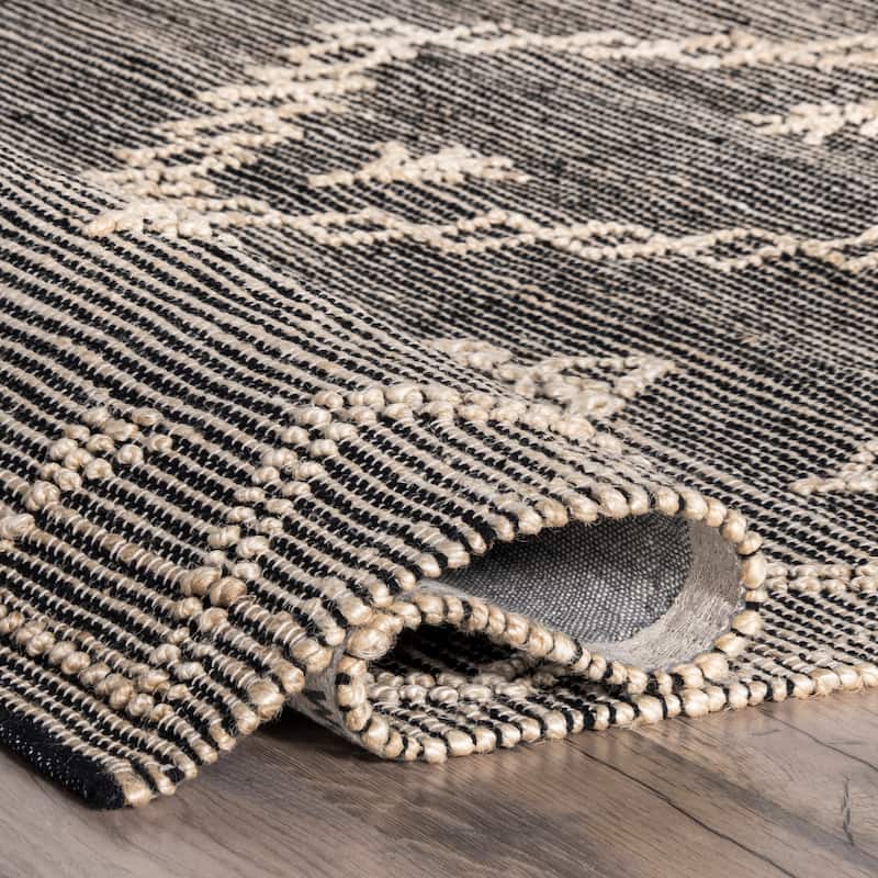 Nuloom Julianne Handmade High-Low Jute Moroccan Area Rug