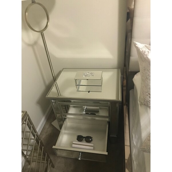 Top Product Reviews For Abbyson Omni Mirrored 2 Drawer Chest 10612252 Overstock