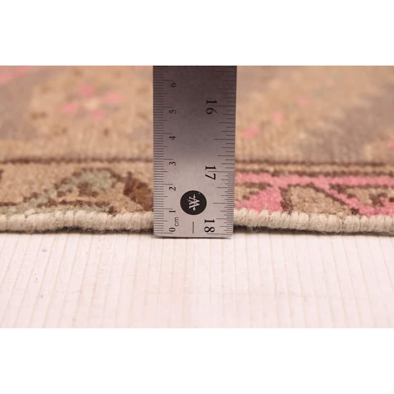 ECARPETGALLERY Hand-knotted Antalya Vintage Brown Wool Rug - 4'5 x 7'5