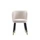 preview thumbnail 1 of 3, Ceets Zephyr Mid-century Modern Tufted Velvet Dining Chair Cream
