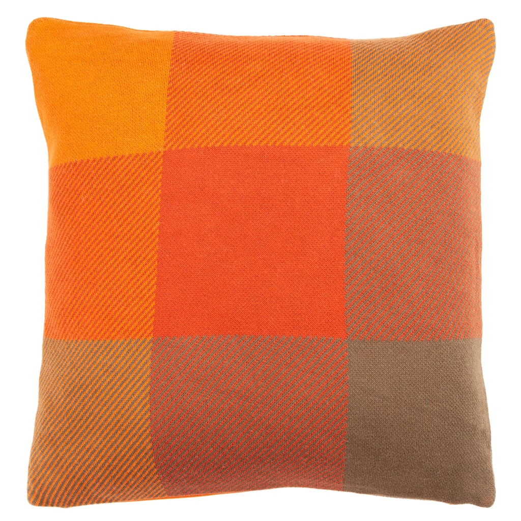 SAFAVIEH Deb Plaid 18-inch Square Decorative Accent Throw Pillow