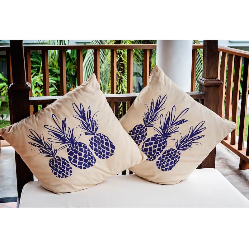 Pineapples Indoor/Outdoor Throw Pillow