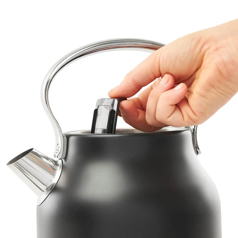 Haden Heritage 1.7 Liter Stainless Steel Electric Tea Kettle