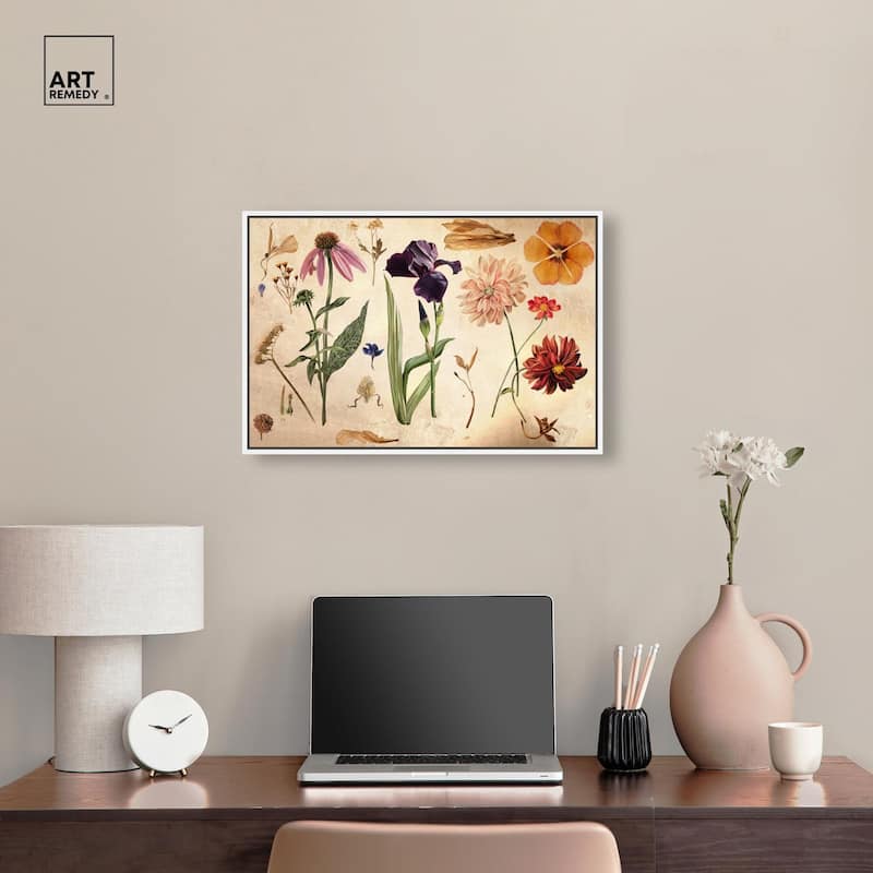 Floral Selection II Canvas by Art Remedy