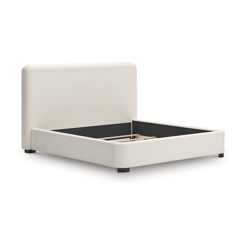 Signature Design by Ashley Whittgate Beige Upholstered Bed
