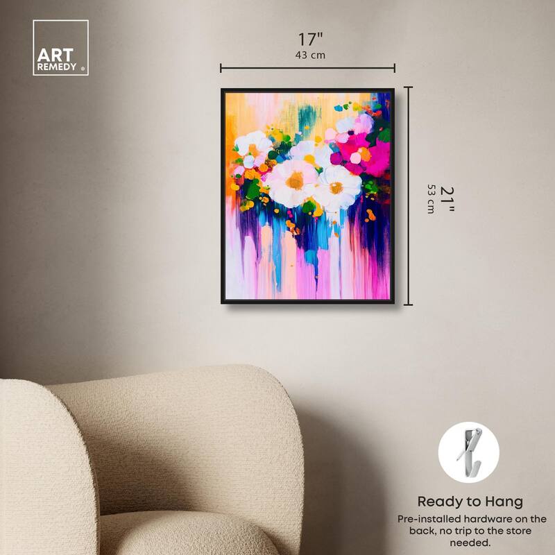 Contrast of Purity I Canvas by Art Remedy