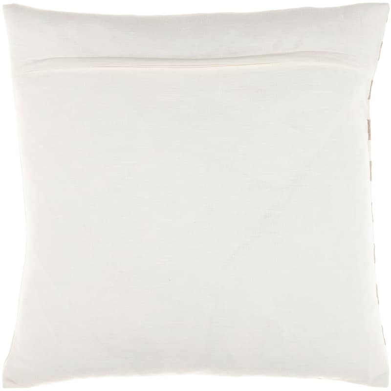 Coopor Half Striped Coastal Transitional Throw Pillow