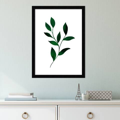 Teal Botanical Nature 4 by The Creative Bunch Studio Framed Wall Art Print