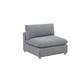 Option Rich Gray Armless Chair