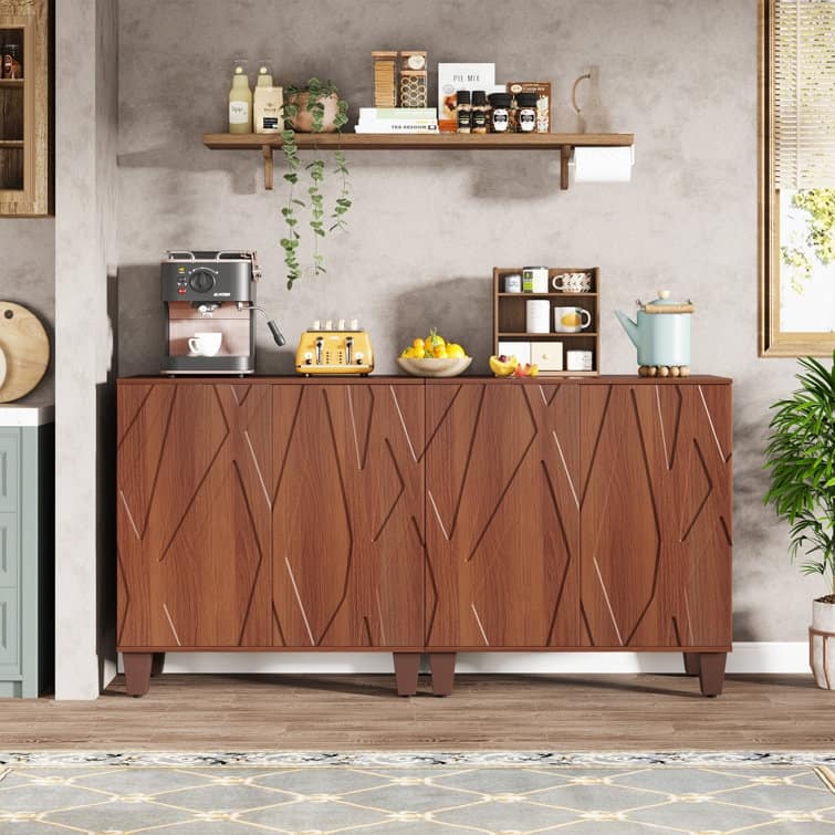 Large Sideboard Vintage Buffet Cabinet for Kitchen Dining Room