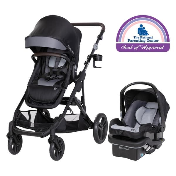 slide 2 of 27, Baby Trend Morph Single to Double Modular Travel System Dash Black