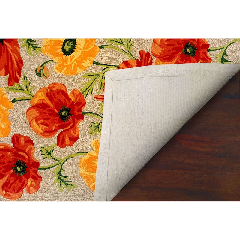Liora Manne Ravella Icelandic Poppies Indoor/Outdoor Rug
