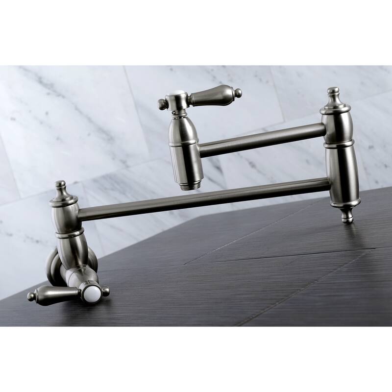 Kingston Brass Heirloom Wall Mounted Pot Filler Faucet