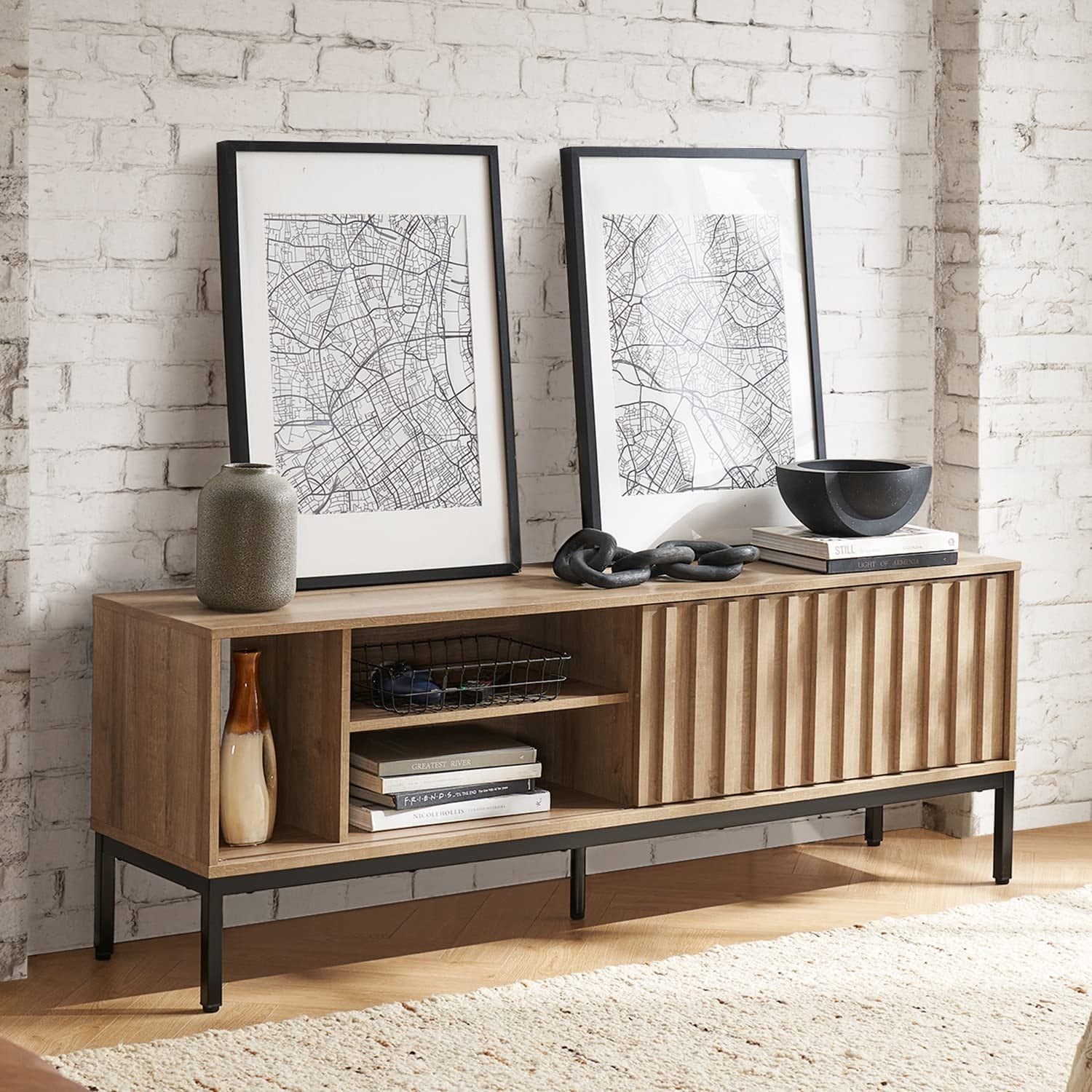 Industrial media shop console