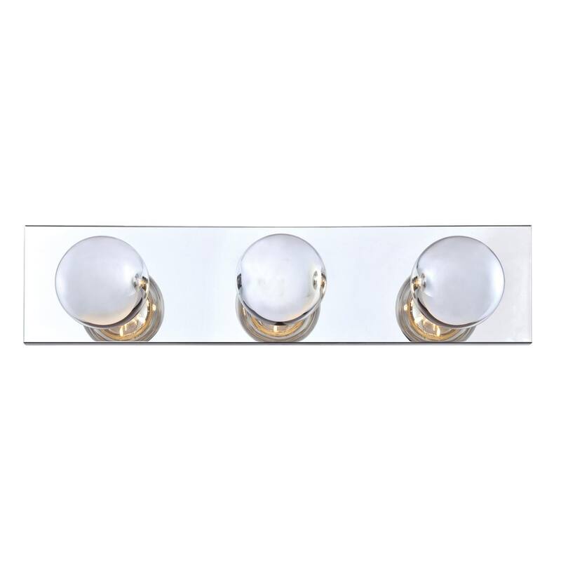 Westinghouse Interior Bath Bar, Chrome Finish