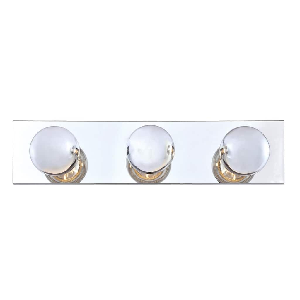Westinghouse Interior Bath Bar, Chrome Finish