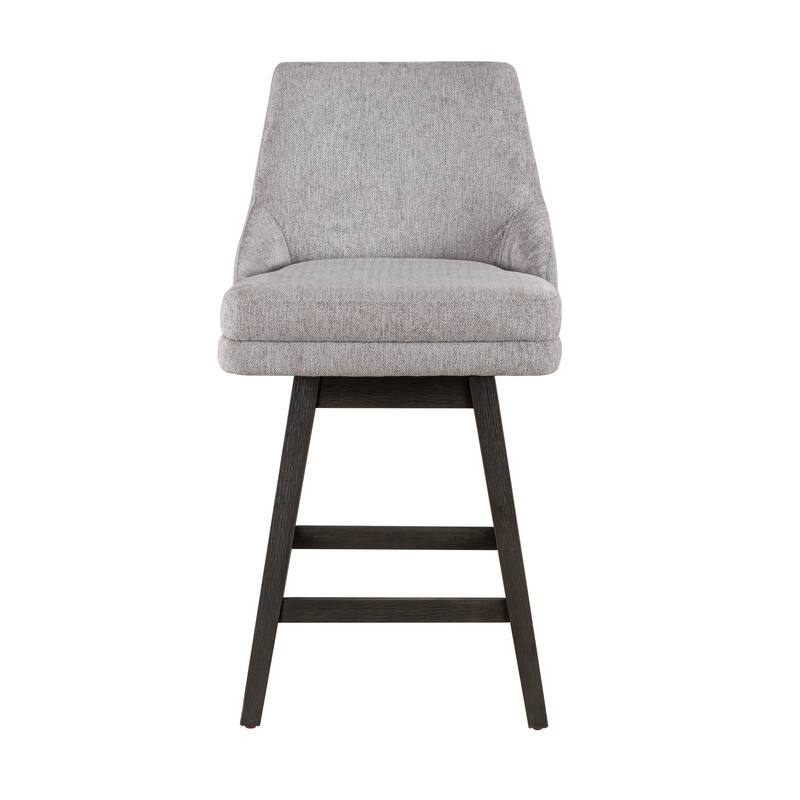 Branson Modern Bar Stool, Upholstered Counter Stool with Solid Wood Frame