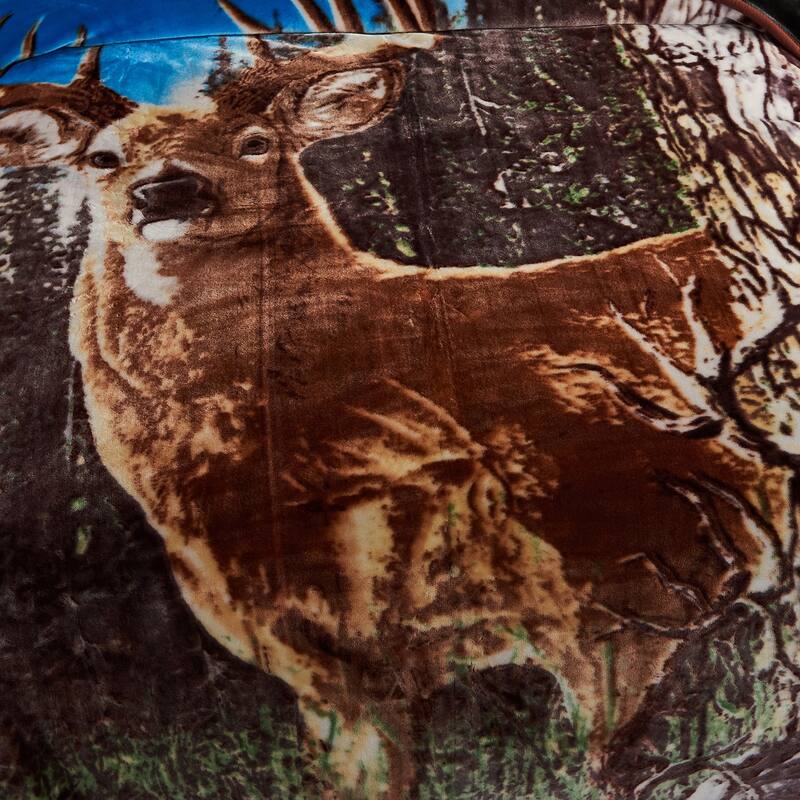 2 Ply Tiger Reversible Mink Blanket