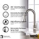 preview thumbnail 21 of 20, Karran Weybridge Single-Handle Pull-Down Sprayer Kitchen Faucet