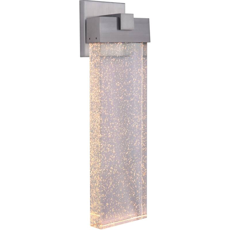 Craftmade Aria 1 Light Large LED Outdoor Wall Mount - Satin Aluminum
