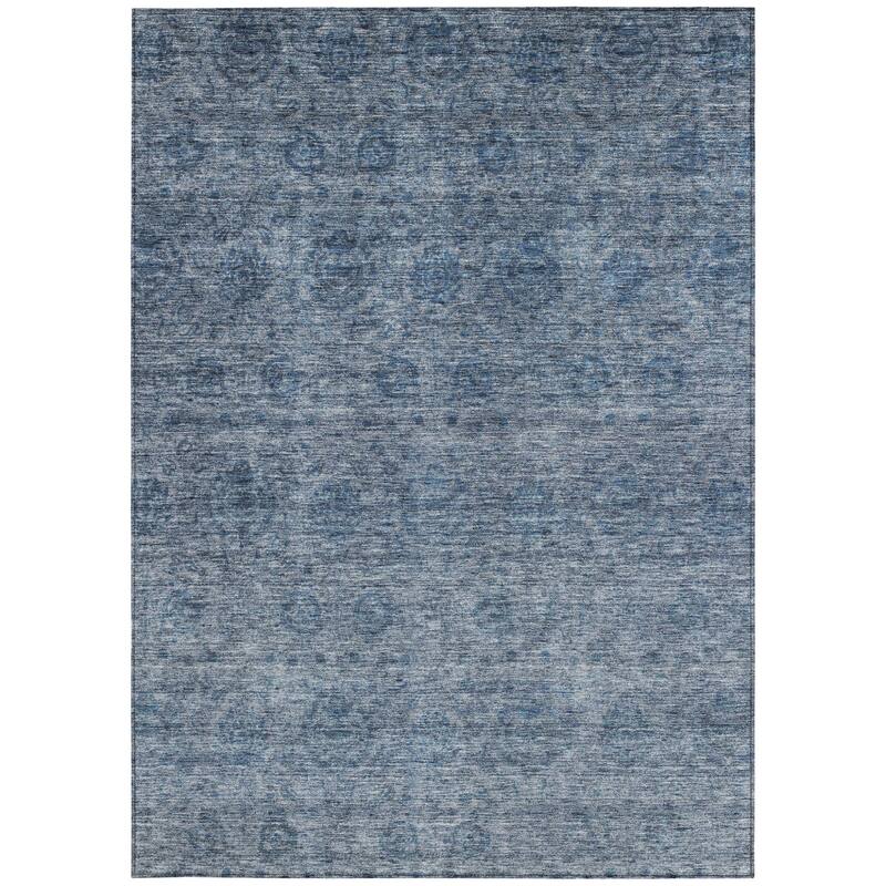 HomeRoots Floral Transitional Rectangle Outdoor Rug