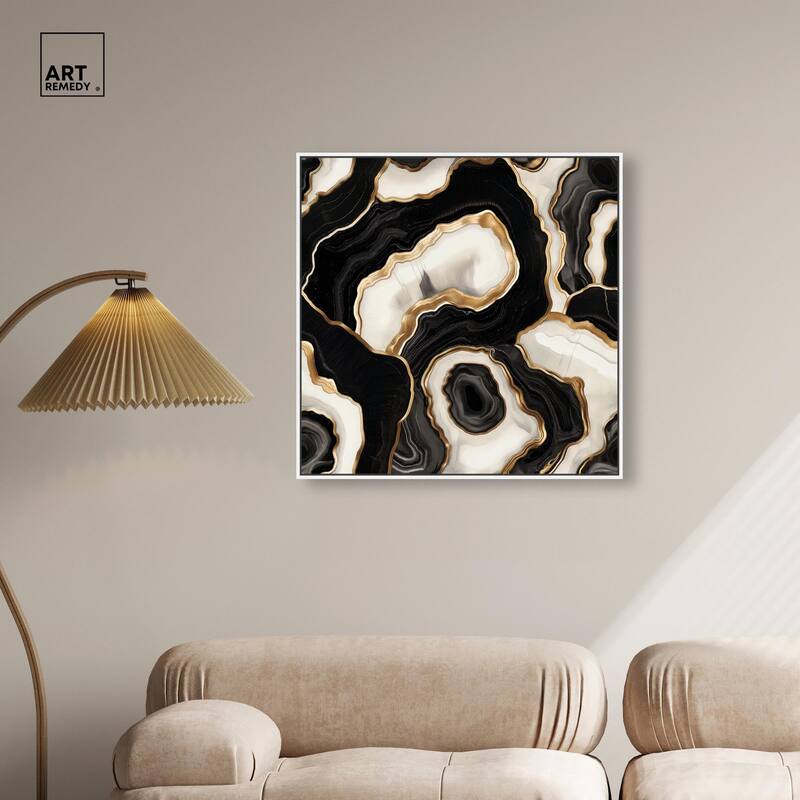 Coal Core Canvas by Art Remedy