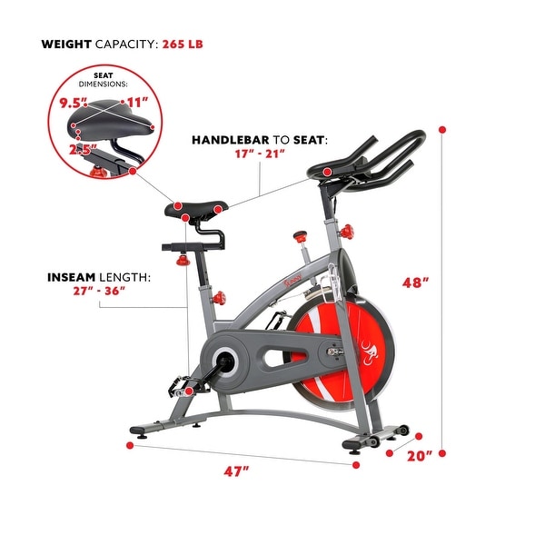 Sunny Health Fitness SF B1423 Belt Drive Indoor Cycling Bike On Sale Bed Bath Beyond 10184438