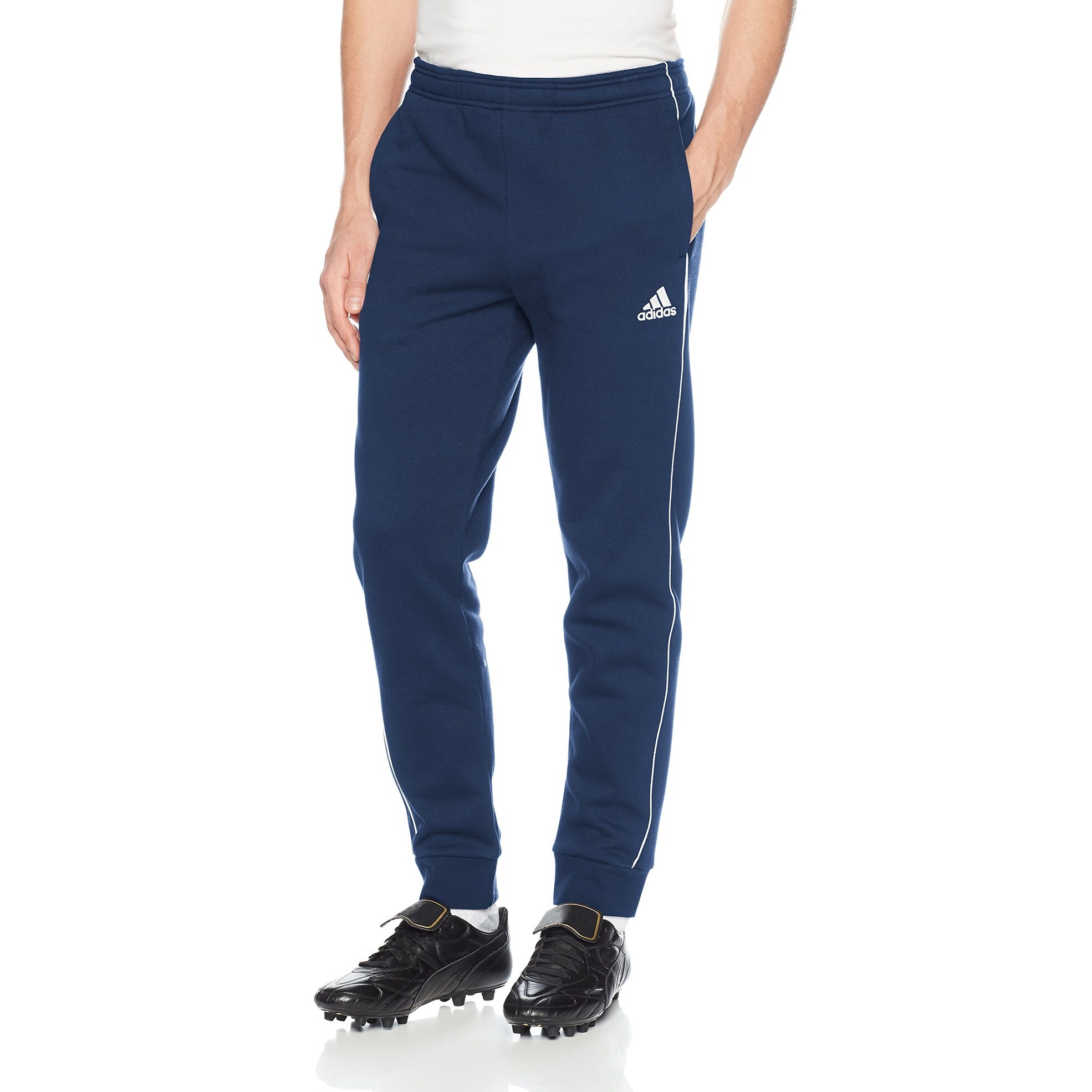 adidas blue joggers mens
