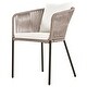 preview thumbnail 6 of 16, 7-Pieces Outdoor Dining Set with Chairs and Acacia Wood Tabletop, for Garden, Backyard, Patio