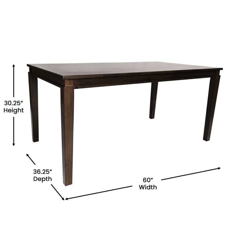 Solid Wood Commercial Grade Dining Table