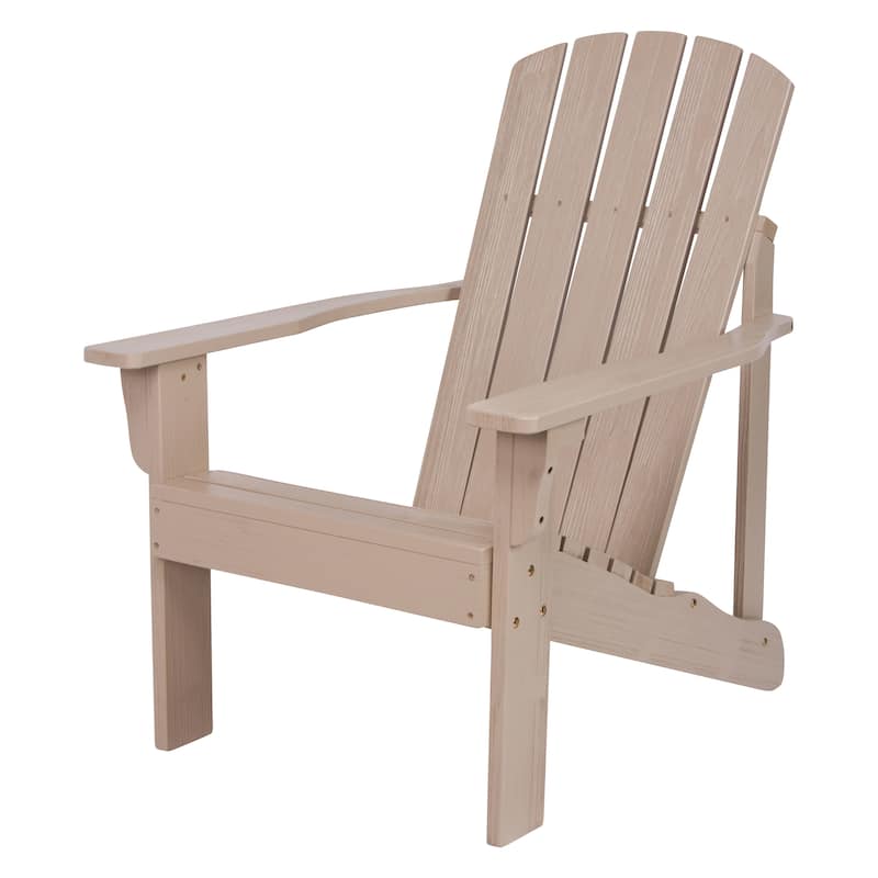 Laguna Hydro-Tex Outdoor Patio Adirondack Wood Chair - Grey