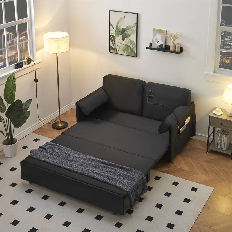 63-inch Large Folding Sofa Bed