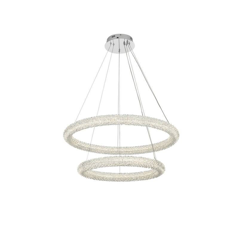 Indigo Home 32 inch Adjustable LED Chandelier