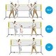 preview thumbnail 5 of 3, Badminton Net Set, Portable Sports Set for Badminton, Tennis, Kids Volleyball, Pickleball, Easy Setup, 10 Feet Long Nylon Net