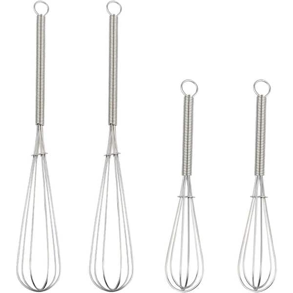 4 Pcs Mini Kitchen Mixing Whisk Set