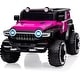 preview thumbnail 13 of 28, 2 Seater Ride On Car with Remote Control, 4WD Off-Road Truck 12V Electric Battery Powered Ride On Toys Pink