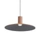 preview thumbnail 1 of 9, Golden Lighting 3133-P20 Faroe 20" Wide Pendant Coffee / Black