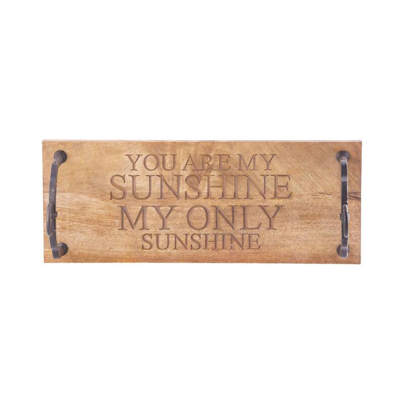 Elk Home You Are My Sunshine Natural Wood Ornamental Accessory